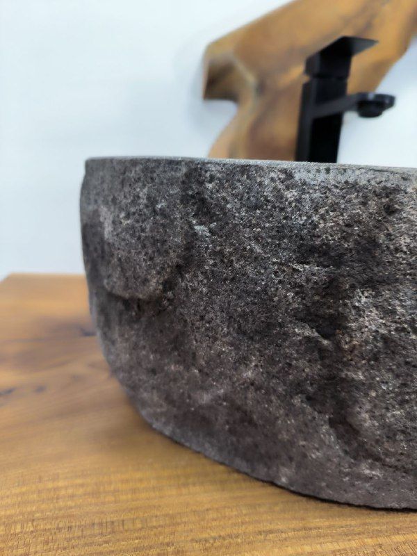 Раковина из речного камня ПАРА! RS-66393 51х35х16 из натурального камня