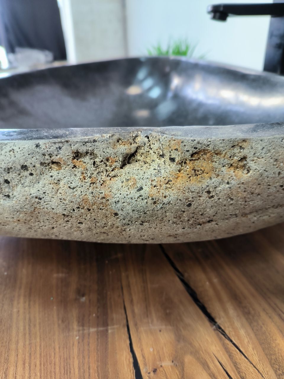 Раковина из речного камня RS-65819 58х47х15 из натурального камня