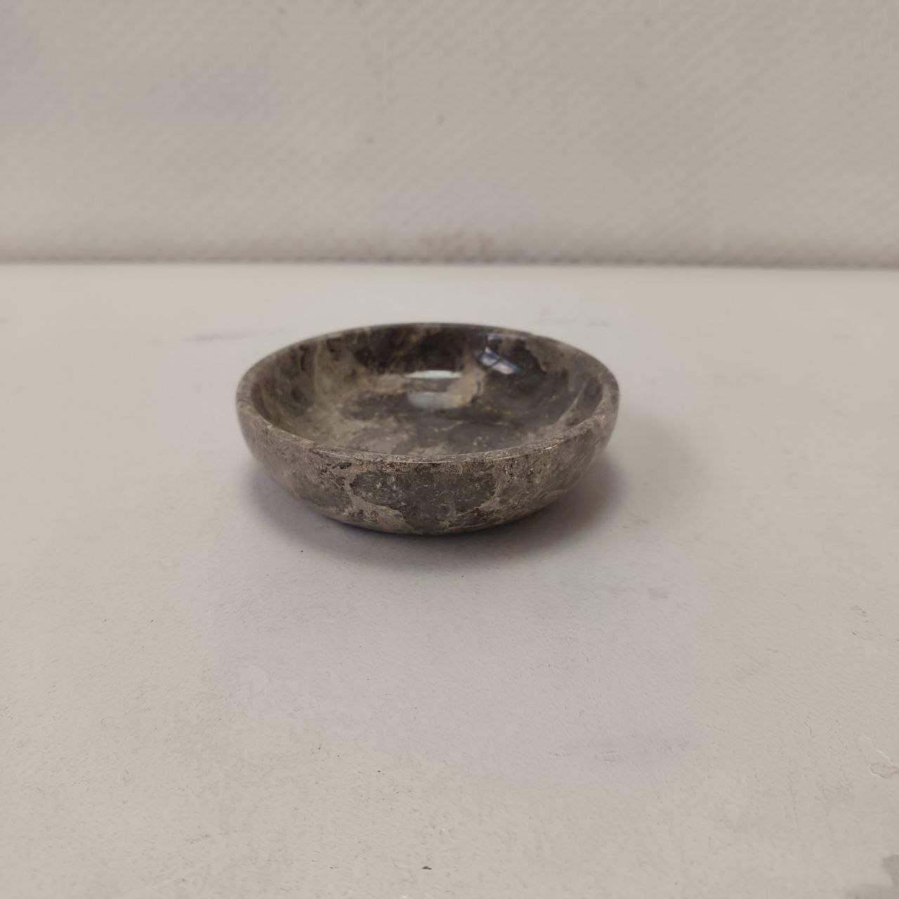 Мыльница из мрамора Grey MM-63756