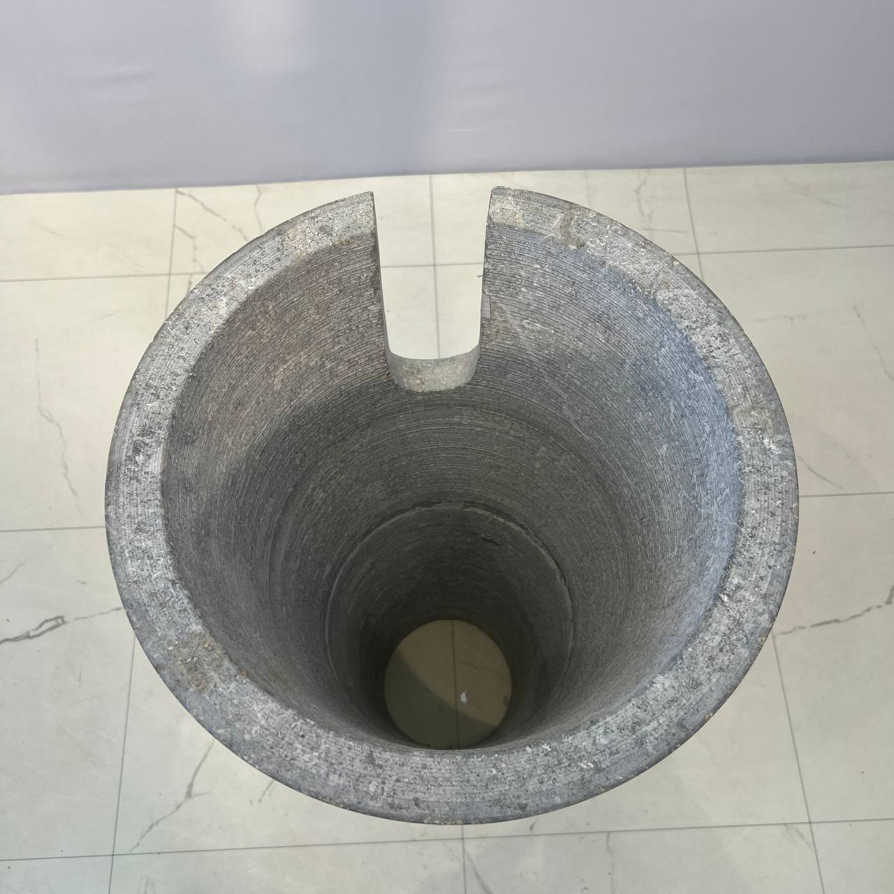 Раковина напольная из мрамора Erozy Top Grey MN-67044 40*40*90