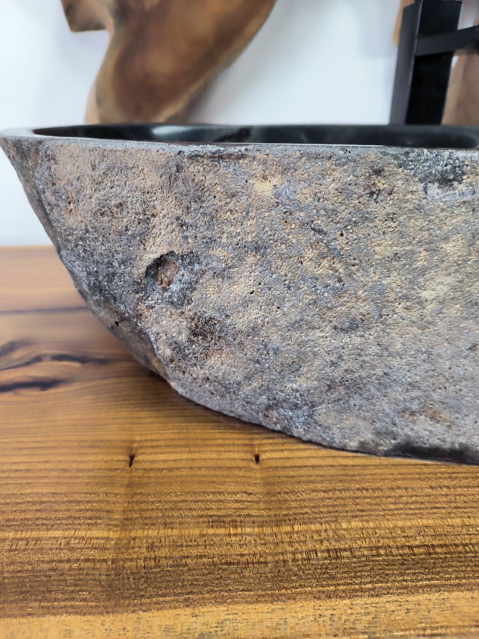 Раковина из речного камня RS-66634 70х33х16 из натурального камня