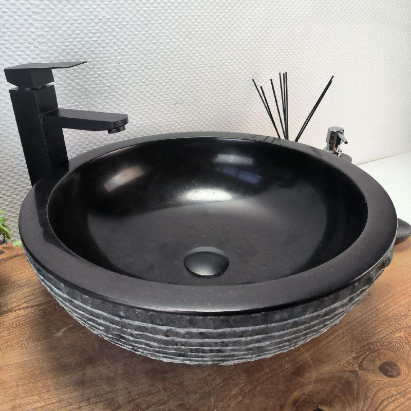 Раковина из андезита Bowl Black Marmo BA-62853 45*45*15 96