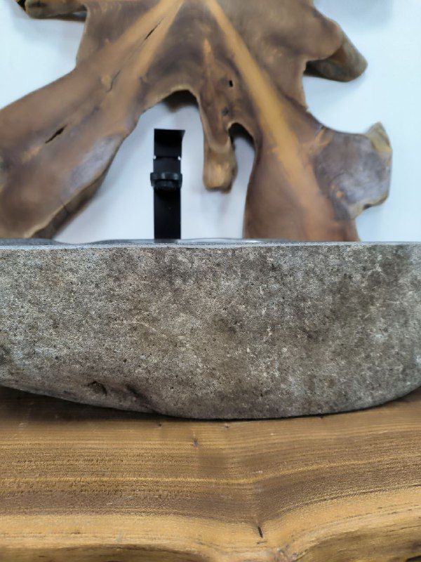Раковина из речного камня RS-66324 63х33х15 из натурального камня