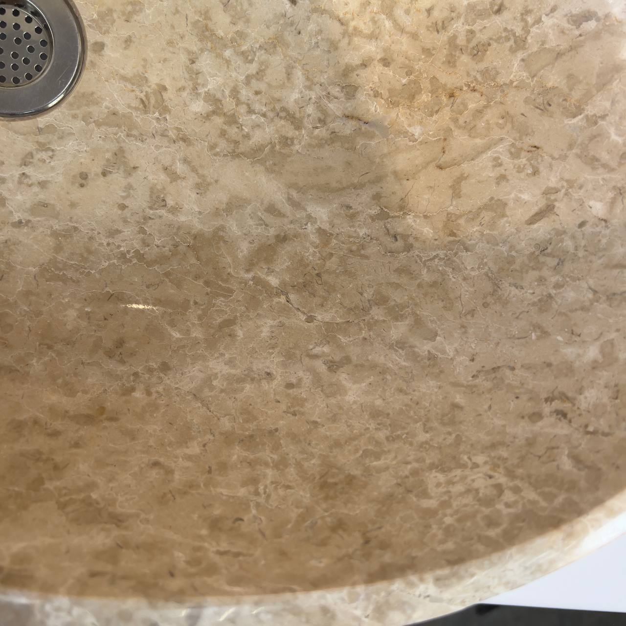 Раковина из мрамора Oval Cream OM-66795 60*40*18 из натурального камня