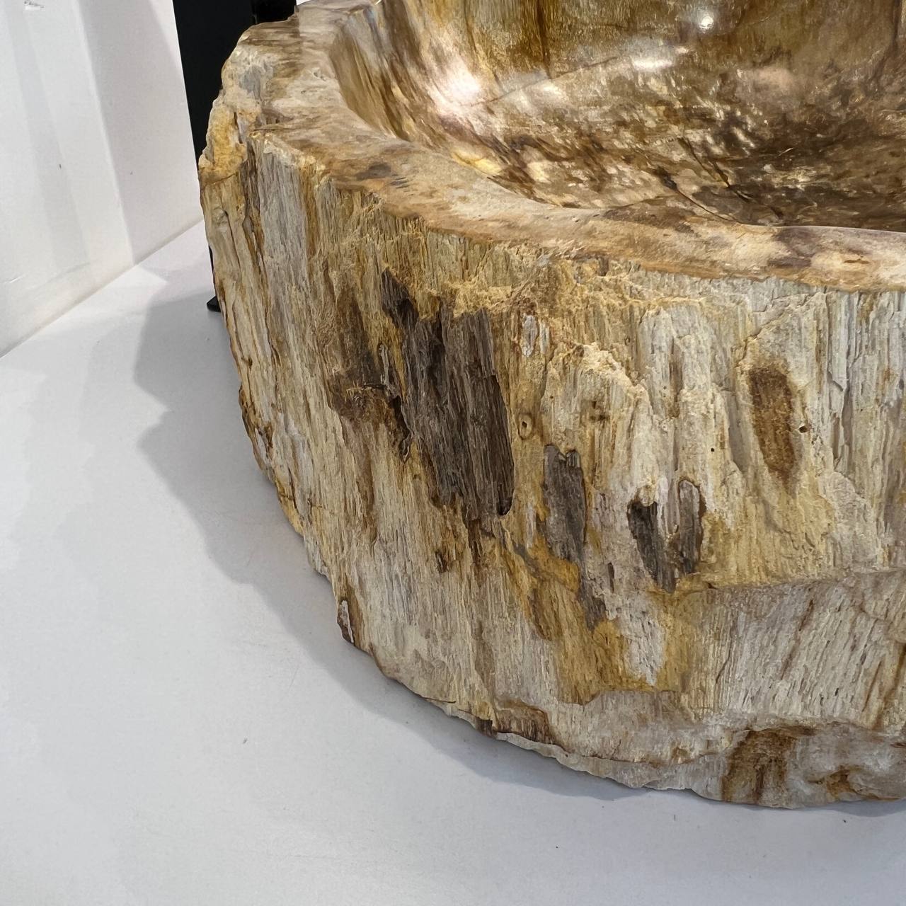 Раковина из окаменелого дерева ПАРА! OD-66941 53*42*15 из натурального камня