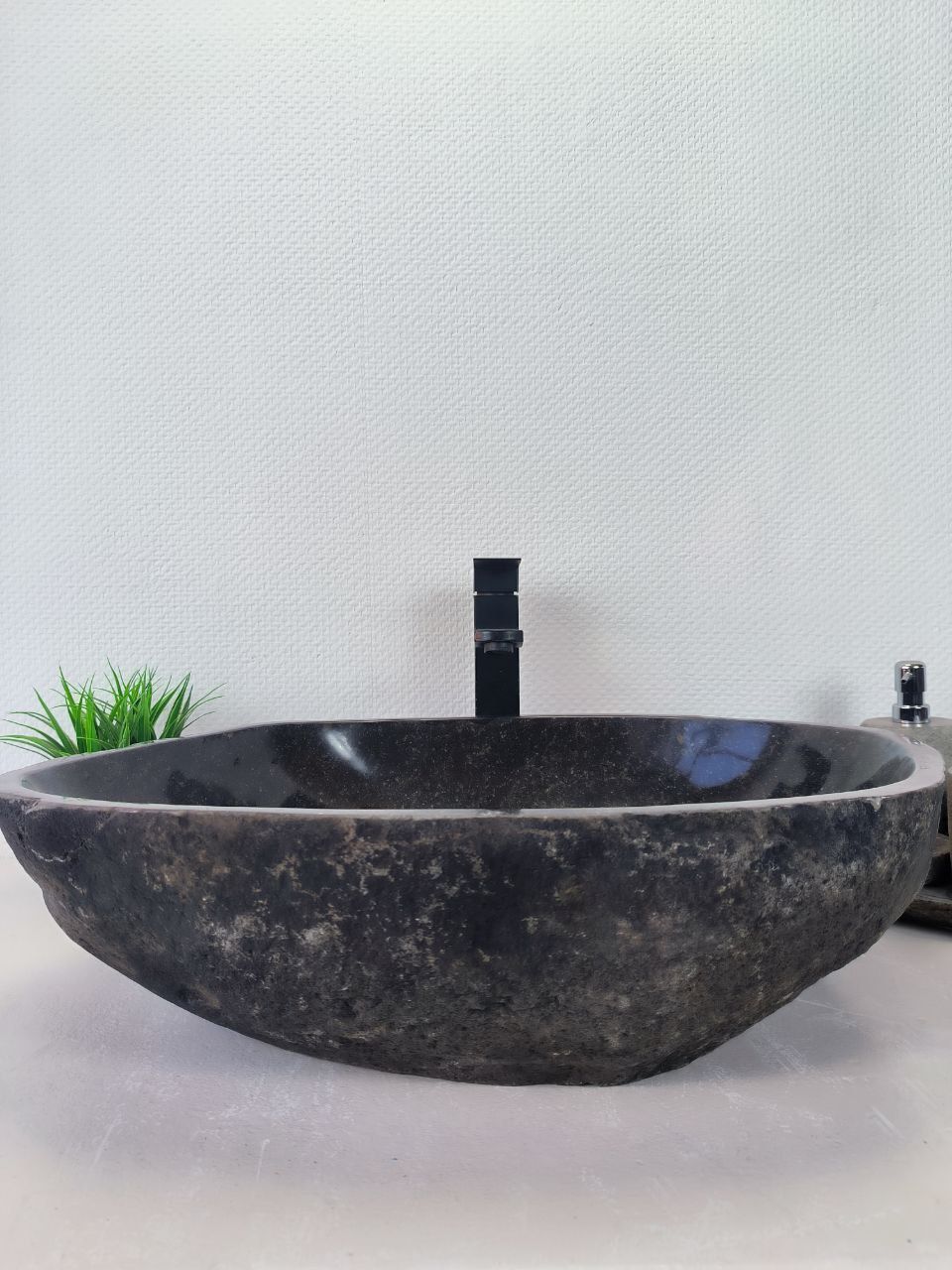 Раковина из речного камня RS-66198 59х44х15 из натурального камня