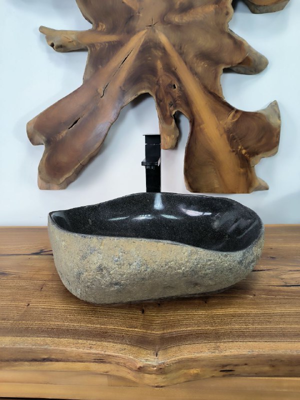 Раковина из речного камня от 45см до 49см шириной