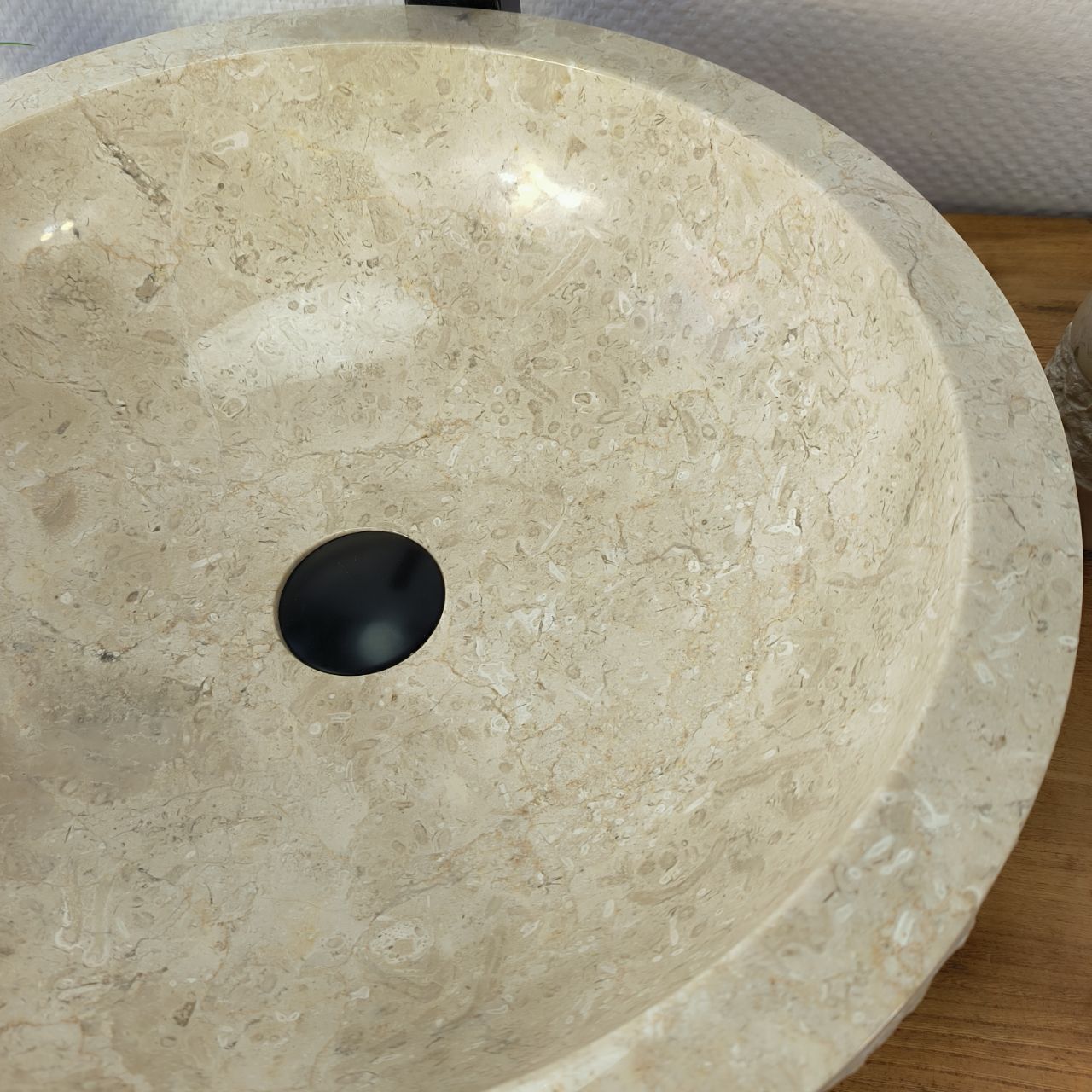 Раковина из мрамора Bowl Cream Marmo BM-65928 45х45х15 из натурального камня