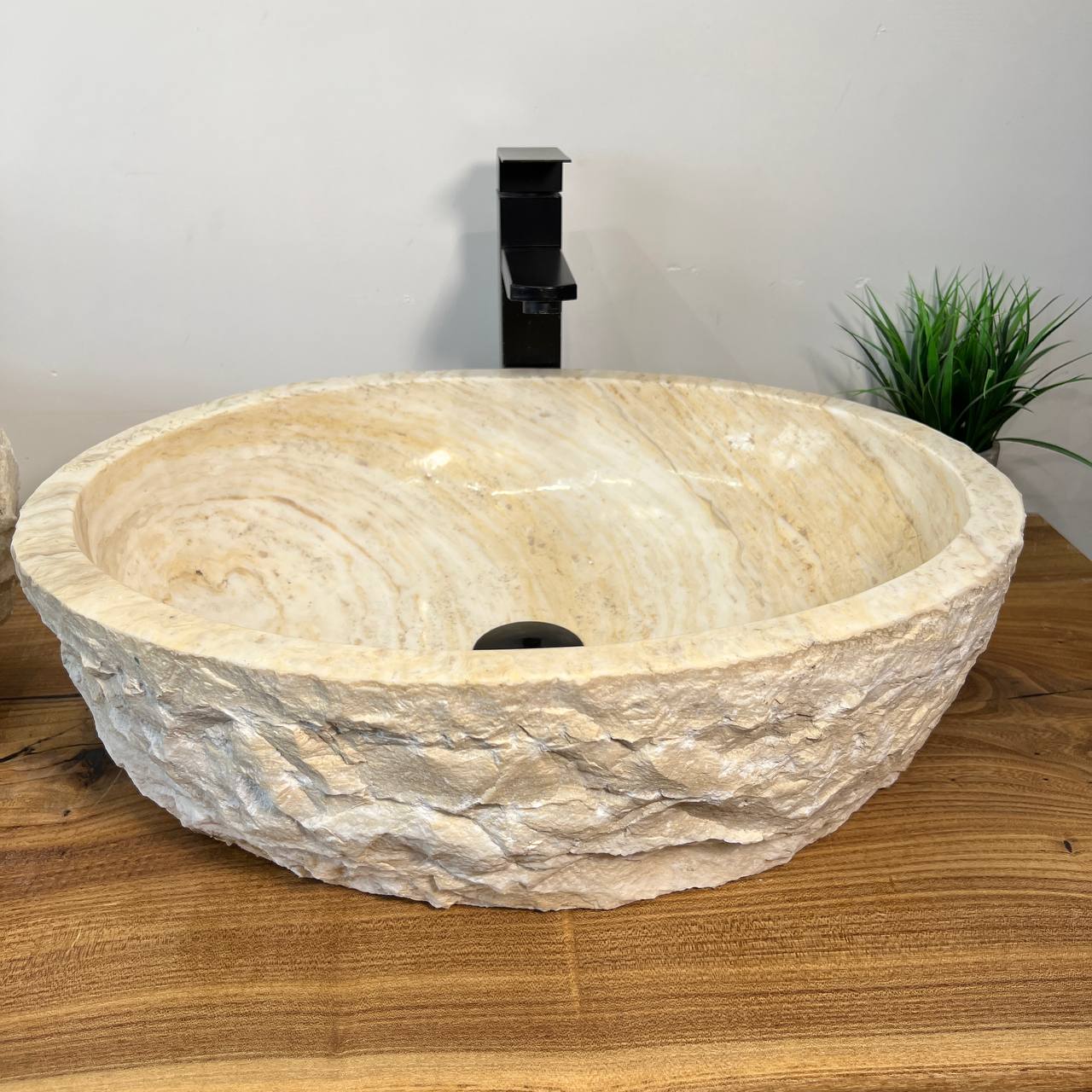 Раковина из оникса ПАРА! Erozy White EO-66991 52*42*15 из натурального камня