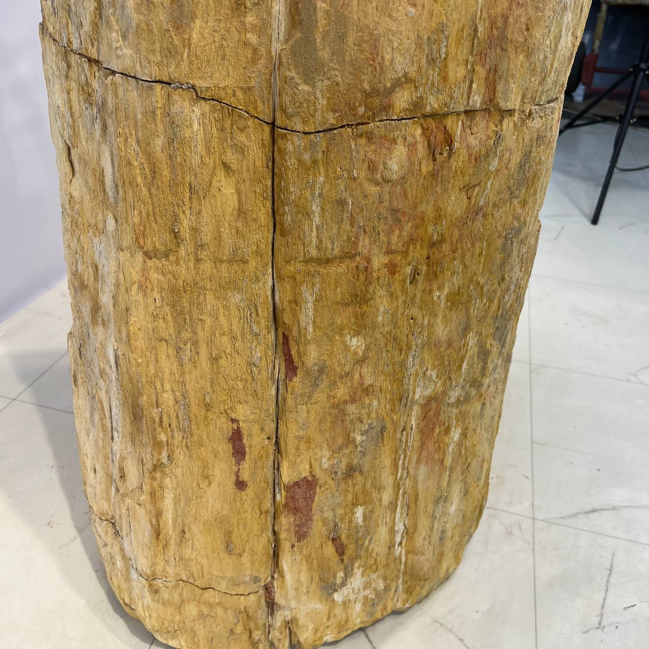 Раковина напольная из окаменелого дерева ODN-67064 63*46*90