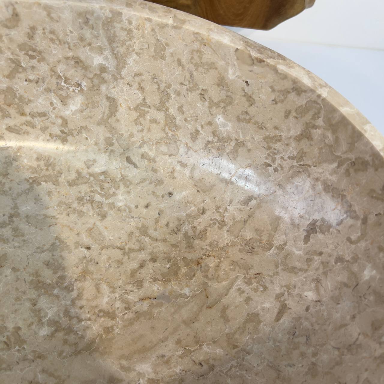 Раковина из мрамора Oval Cream OM-66795 60*40*18 из натурального камня