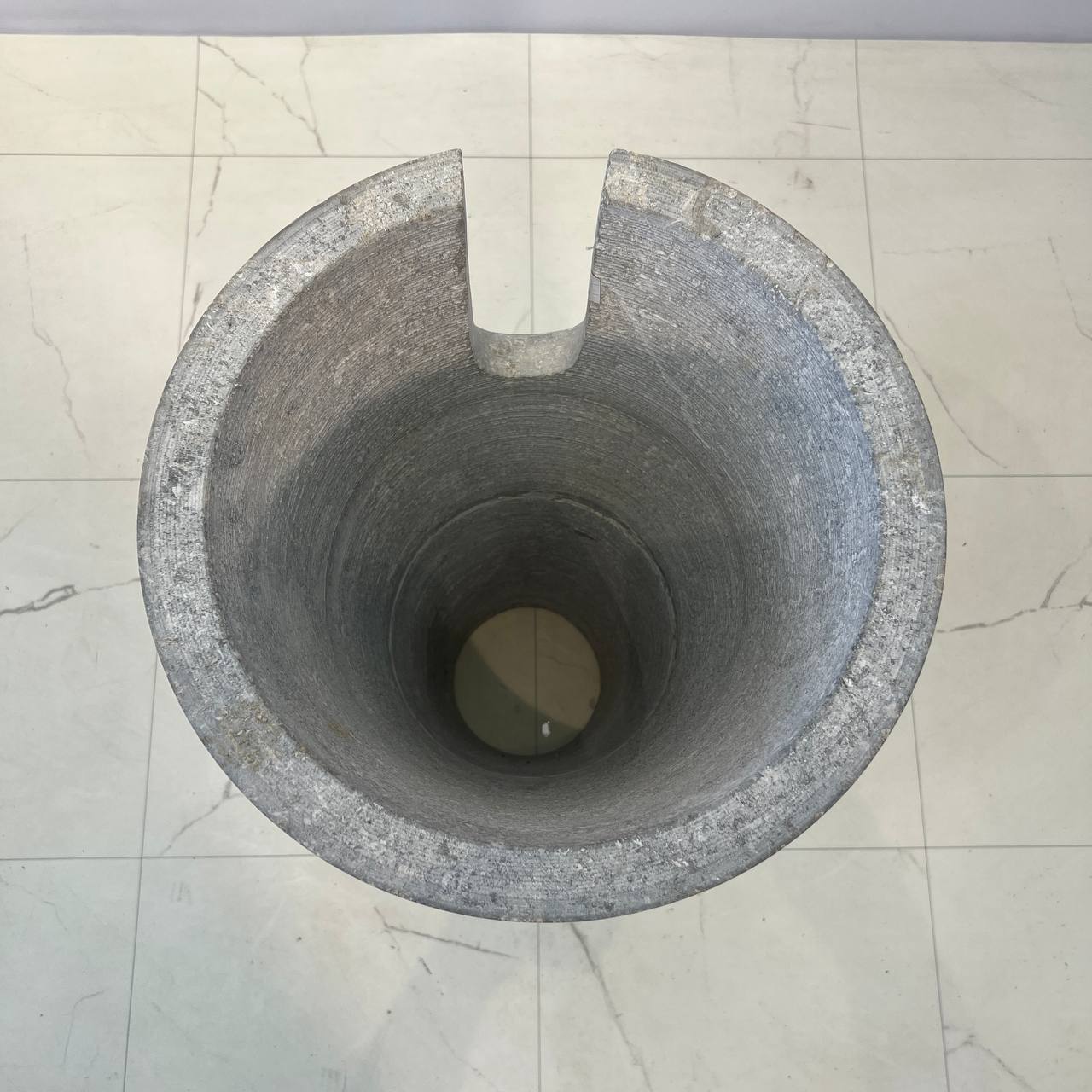 Раковина напольная из мрамора Erozy Top Grey MN-67054 40*40*90