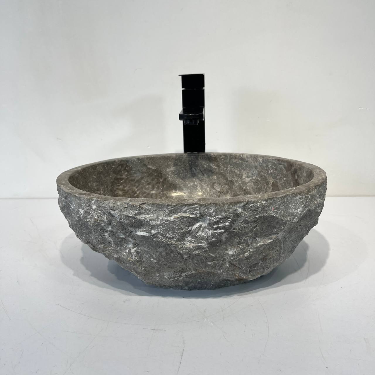 Раковина из мрамора Erozy Grey EM-67040 40*30*15 из натурального камня