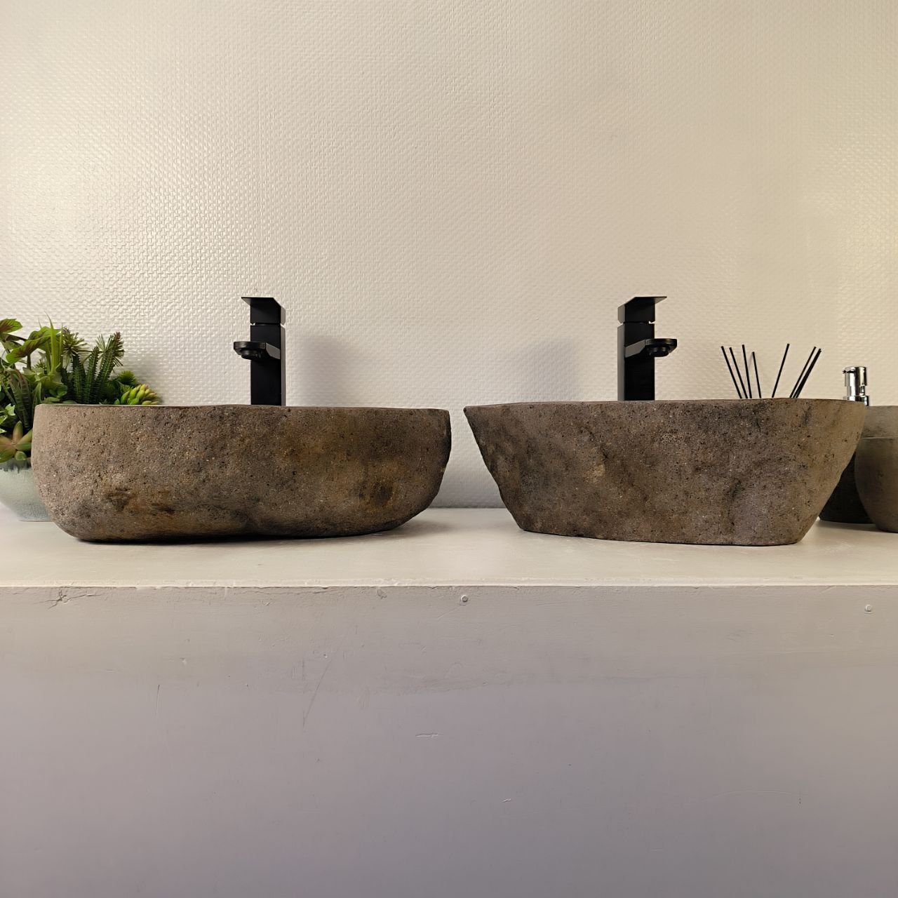 Раковина из речного камня ПАРА! RS-65336 46*36*15 0865
