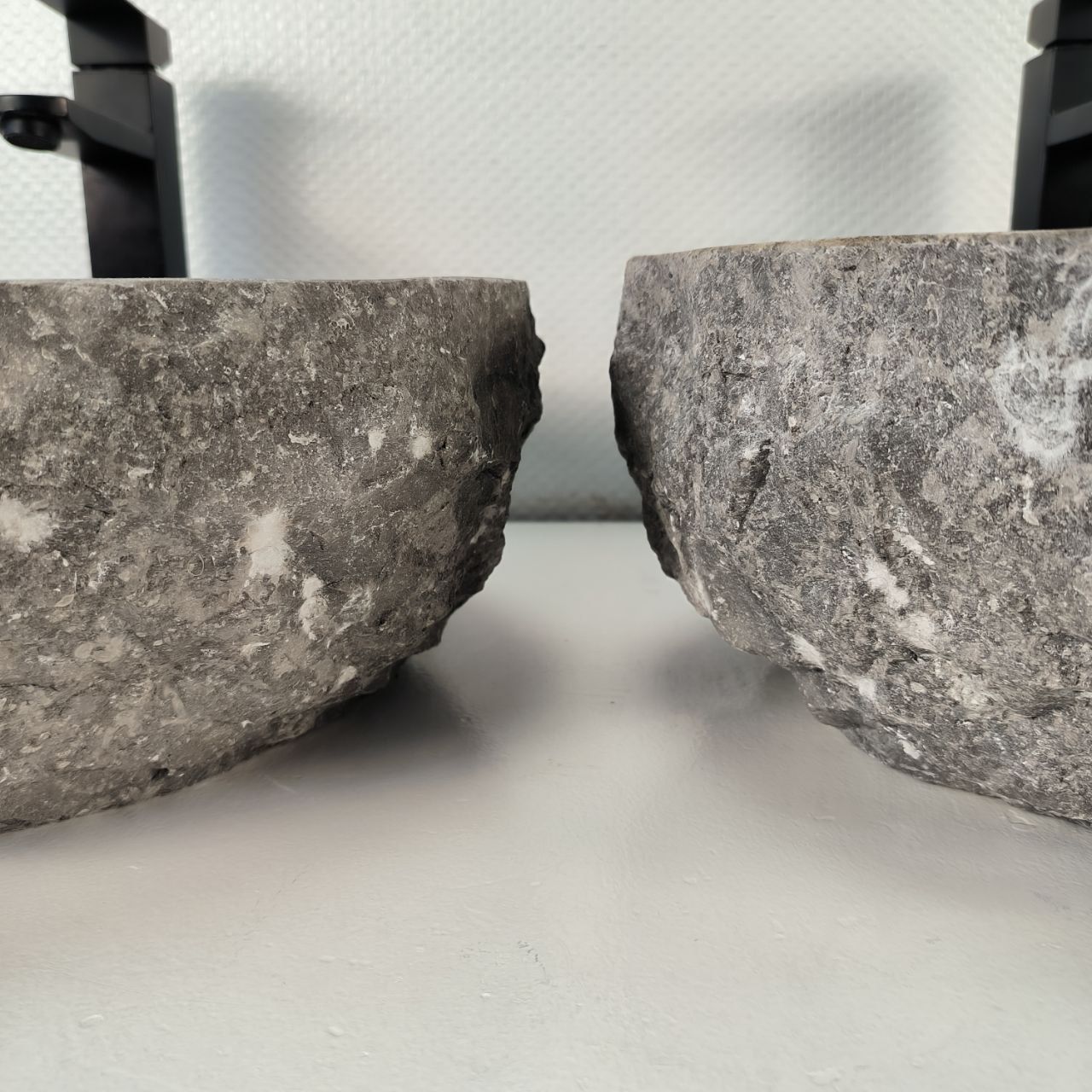 Раковина из мрамора ПАРА! Erozy Grey EM-64520 46*41*16 из натурального камня