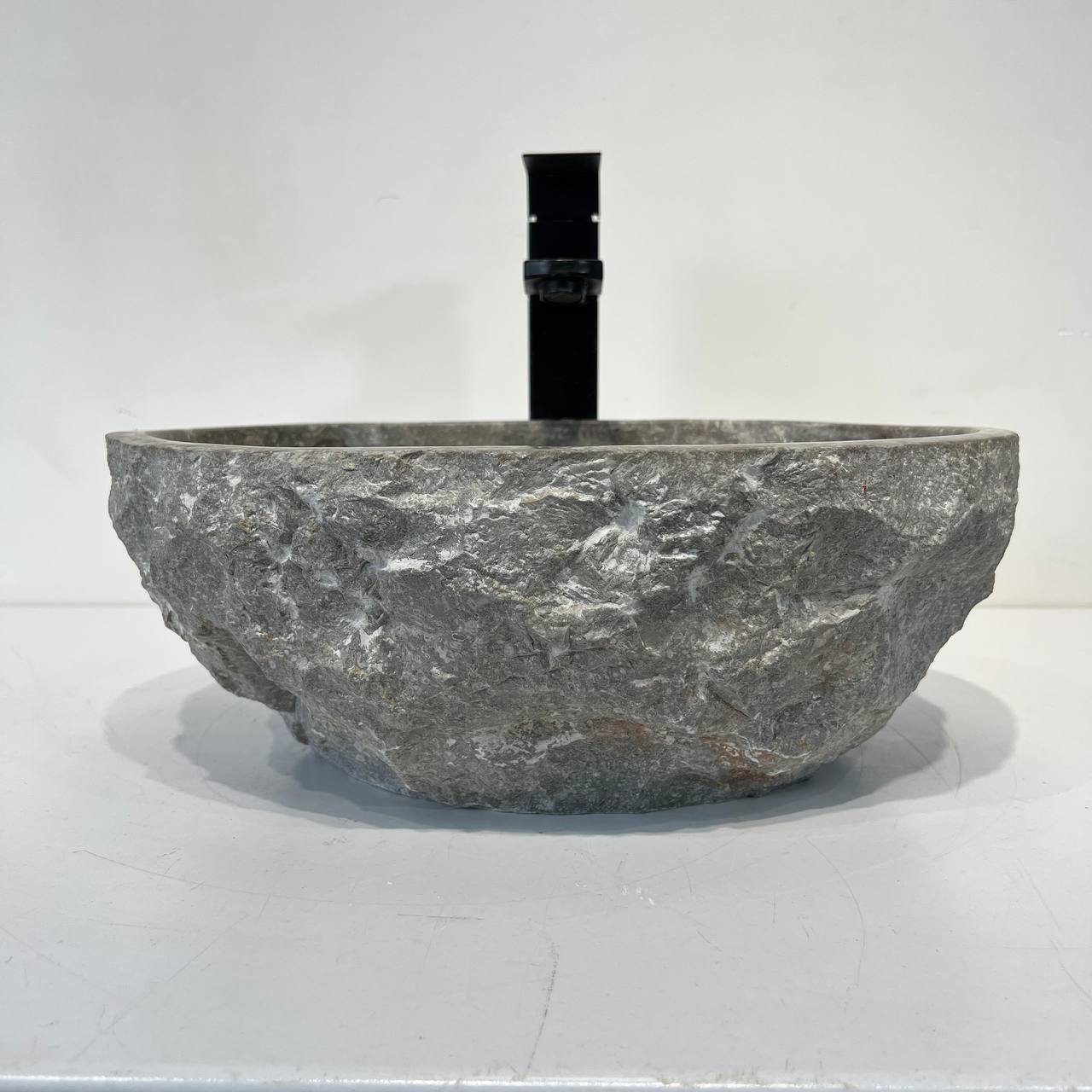 Раковина из мрамора Erozy Grey EM-67040 40*30*15 из натурального камня