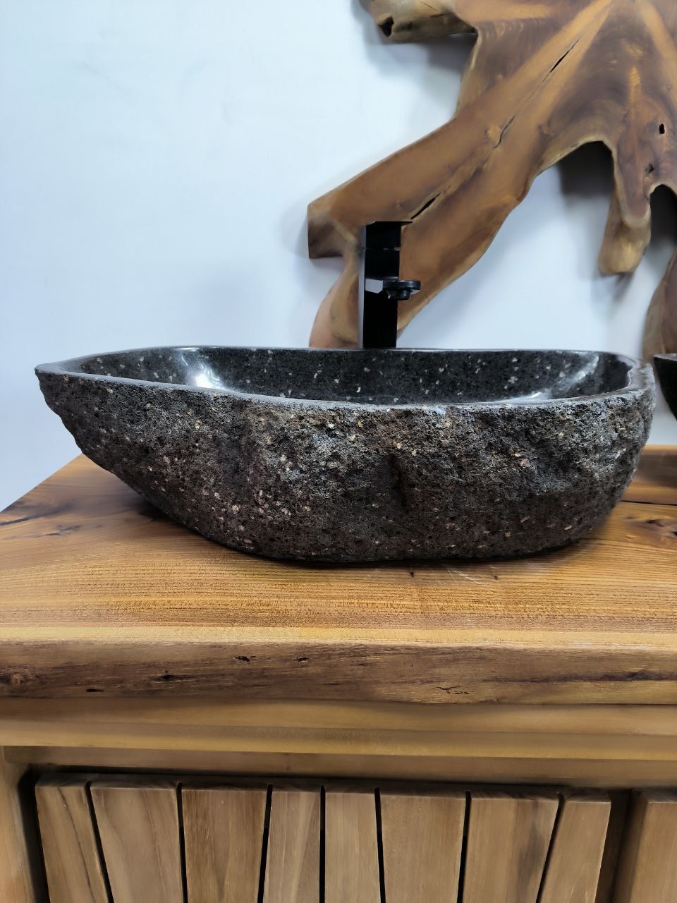 Раковина из речного камня ПАРА! RS-66474 60х35х15 из натурального камня