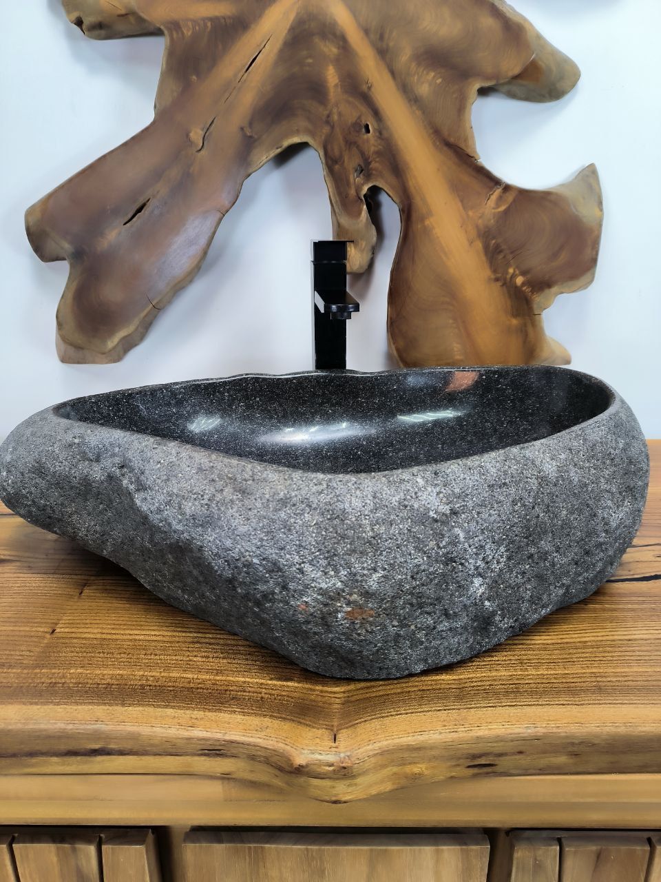 Раковина из речного камня RS-66564 63х45х15 из натурального камня