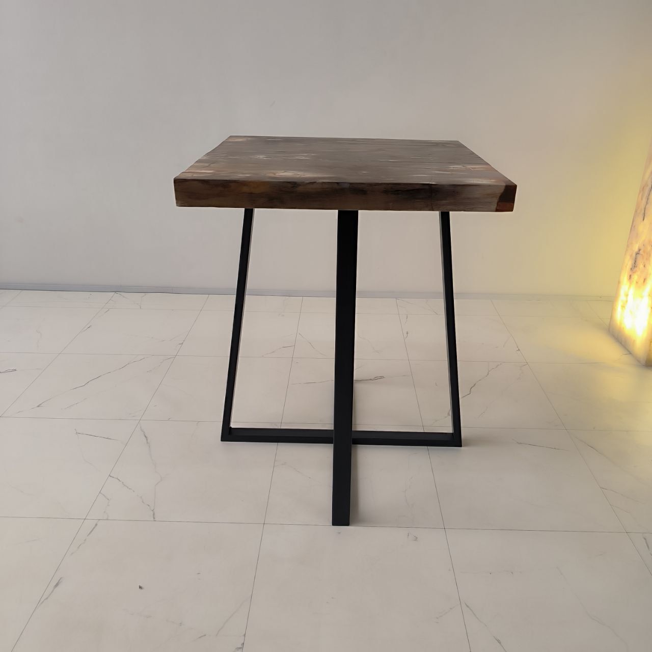 Столешница из окаменелого дерева ST-64191 Палу 60*60*5