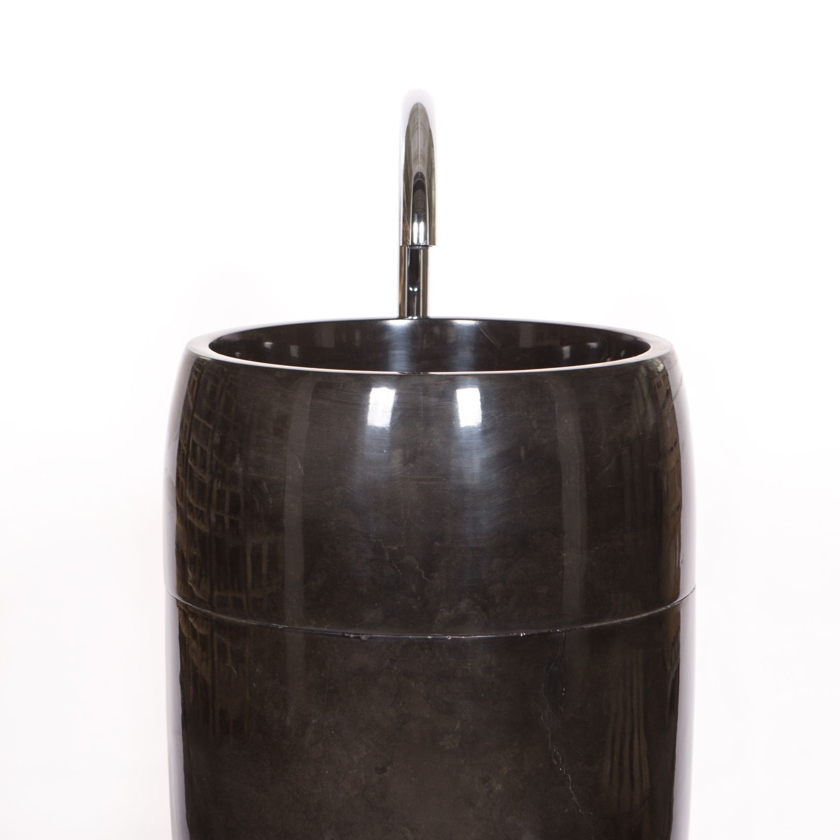 Раковина напольная из мрамора Round Midle MN-61707 45*45*90