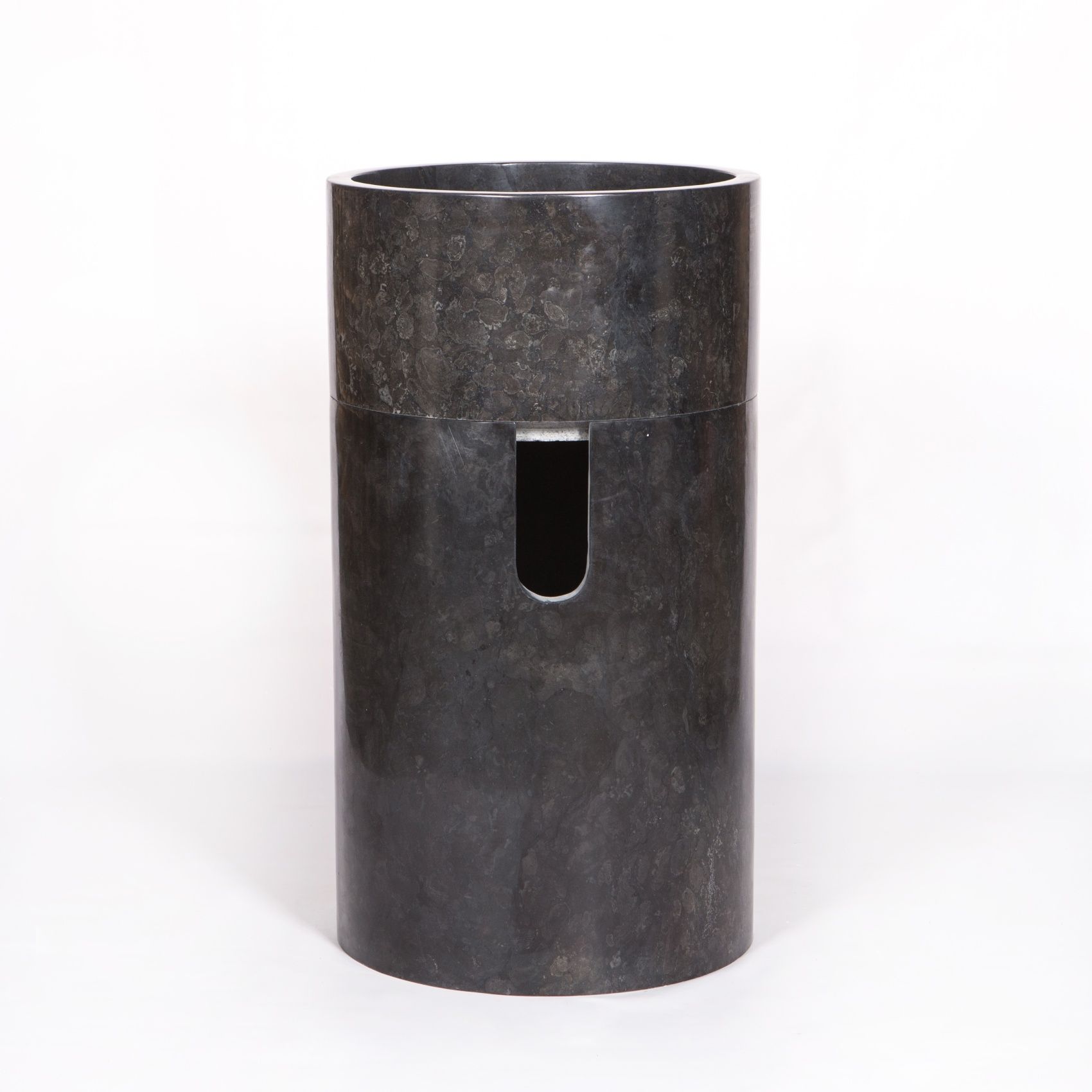 Раковина напольная из мрамора Silinder Full MN-6398 50*50*90