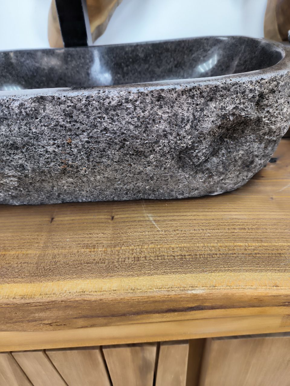 Раковина из речного камня ПАРА! RS-66305 57х31х15 из натурального камня