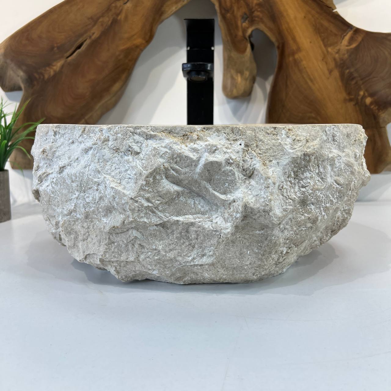 Раковина из мрамора Erozy Cream EM-66840 36*31*15 из натурального камня 