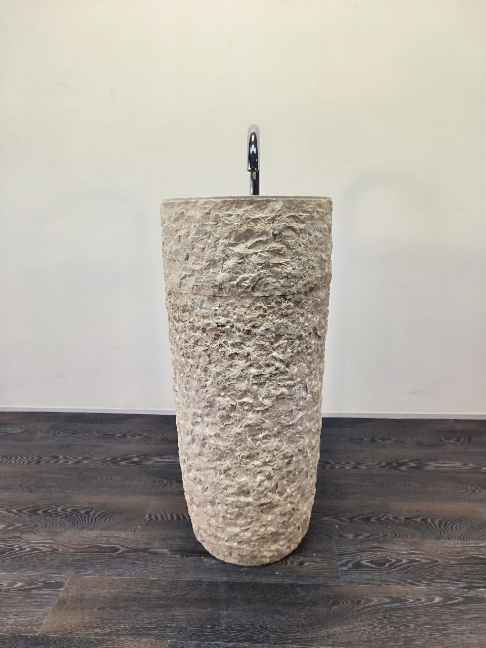 Раковина напольная из мрамора Pedestal Cream Marmo MN-65911 40х40х90 из натурального камня