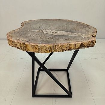 Столешница из окаменелого дерева ST-55012 (65*66*6)