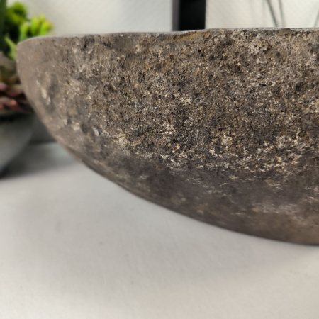 Каменная раковина из речного камня RS-04936 (46*37*15) 0861 из натурального камня