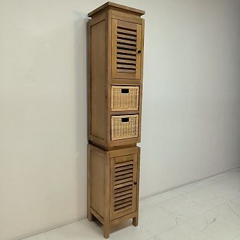Шкаф из массива тика 50054 Сити (35*35*190)
