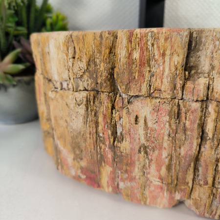 Каменная раковина из окаменелого дерева OD-04793 (44*33*15) 0179 из натурального камня