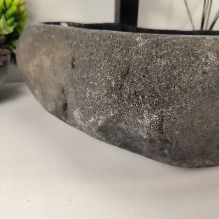 Каменная раковина из речного камня RS-04890 (43*33*15) 0861 из натурального камня