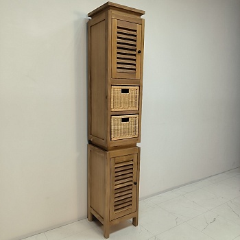 Шкаф из массива тика 50054 Сити (35*35*190)