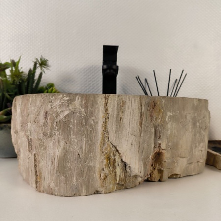 Каменная раковина из окаменелого дерева OD-04812 (40*32*15) 0174 из натурального камня