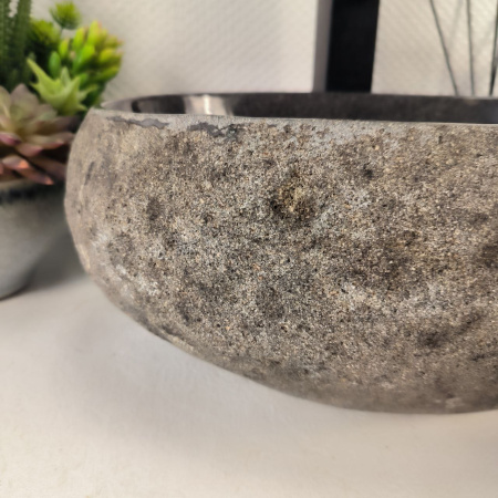 Каменная раковина из речного камня RS-04980 (40*28*14) 0860 из натурального камня