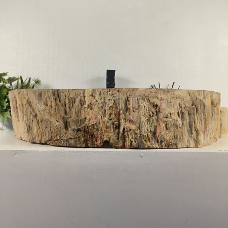Каменная раковина из окаменелого дерева OD-04770 (78*54*16) 0178 из натурального камня