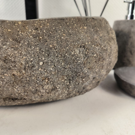 Каменная раковина из речного камня RS-05116 (52*39*15) 0862 из натурального камня