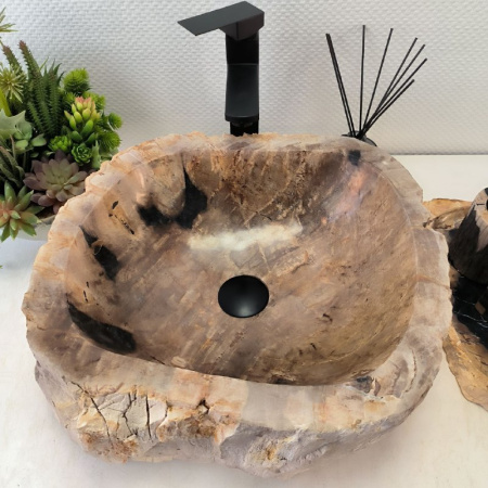 Раковина из окаменелого дерева Fossil Basin OD-02443 (45*41*15) 0088