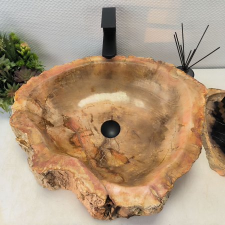 Раковина из окаменелого дерева Fossil Basin OD-02453 (60*51*16) 0091