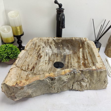 Раковина из окаменелого дерева Fossil Basin OD-00430 (49*45*13)