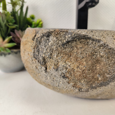 Каменная раковина из речного камня RS-05013 (40*31*15) 0860 из натурального камня