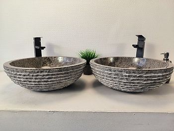 Раковина из мрамора ПАРА! Bowl Grey Marmo BM-65635 45*45*15 из натурального камня
