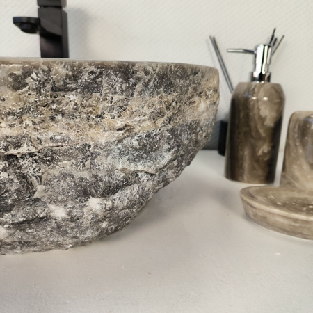 Каменная раковина из оникса Erozy Grey EO-04359 (52*42*16) 0156 из натурального камня