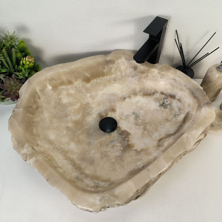 Каменная раковина из оникса Erozy Multy EO-04831 (64*52*16) 0173 из натурального камня