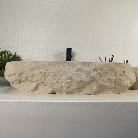 Каменная раковина из мрамора Erozy Cream EM-05109 (73*46*16) 0881 из натурального камня 