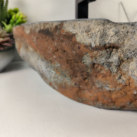 Каменная раковина из речного камня RS-04897 (47*43*14) 0861 из натурального камня