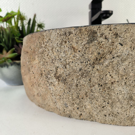 Каменная раковина из речного камня RS-05204 (50*33*15) 0856 из натурального камня