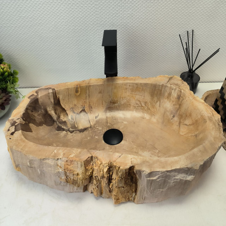 Раковина из окаменелого дерева Fossil Basin OD-02390 (63*39*15) 0090