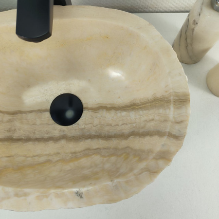 Каменная раковина из оникса Erozy White EO-04247 (41*32*15) 0212 из натурального камня
